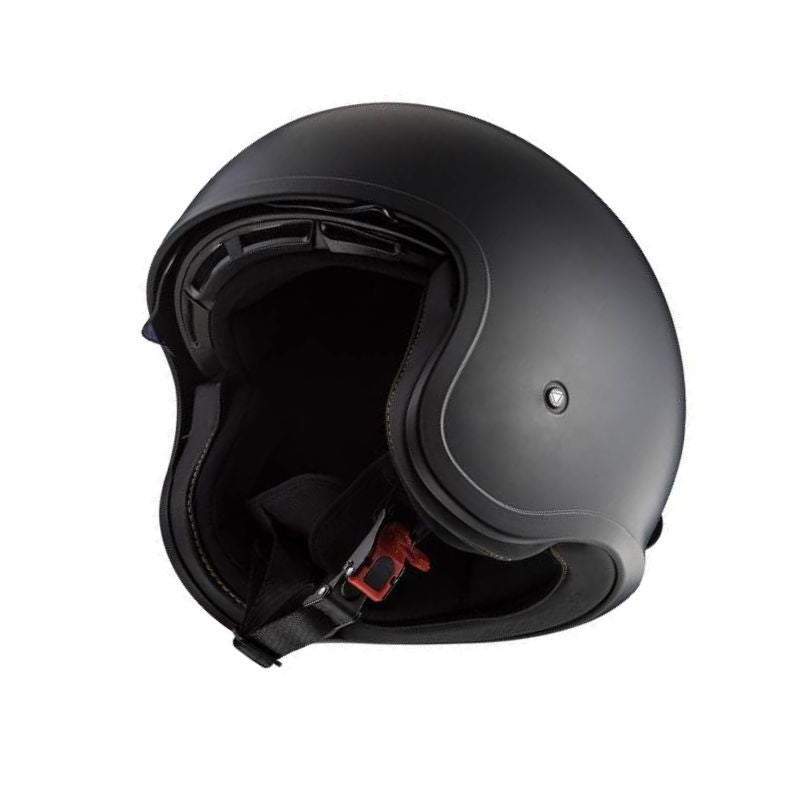 CASCO LS2 OF599 SPITFIRE II SOLID MATE NEGRO VISOR HUMO – American