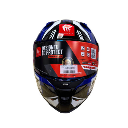 CASCO REVENGE 2S RANGE AZUL B7