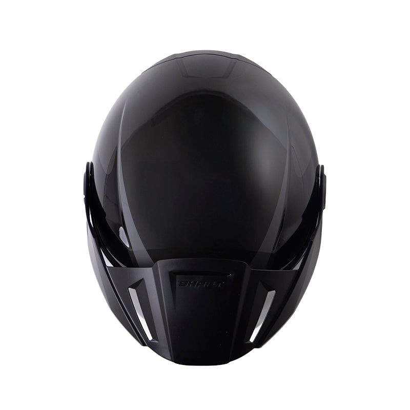 CASCO SHAFT SH-212 SPIFIX GRIS OSCURO NEGRO VISOR IRIDIUM