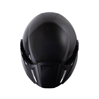 CASCO SHAFT SH-212 SPIFIX GRIS OSCURO NEGRO VISOR IRIDIUM