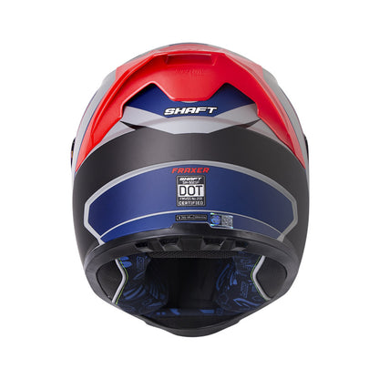 CASCO SHAFT SH-502SP FRAXER MATE GRIS ROJO IRIDIUM AZUL