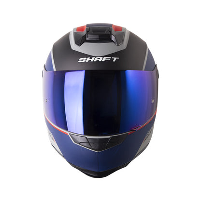 CASCO SHAFT SH-502SP FRAXER MATE GRIS ROJO IRIDIUM AZUL