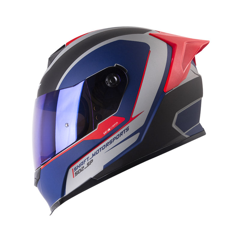 CASCO SHAFT SH-502SP FRAXER MATE GRIS ROJO IRIDIUM AZUL