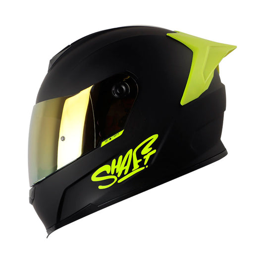 CASCO SHAFT SH-502SP SOLID MATE NEGRO AMARILLO NEON IRIDIUM