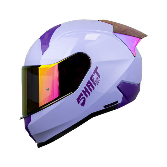 CASCO SHAFT SH-560 SOLID MORADO CLARO MORADO VISOR REVO