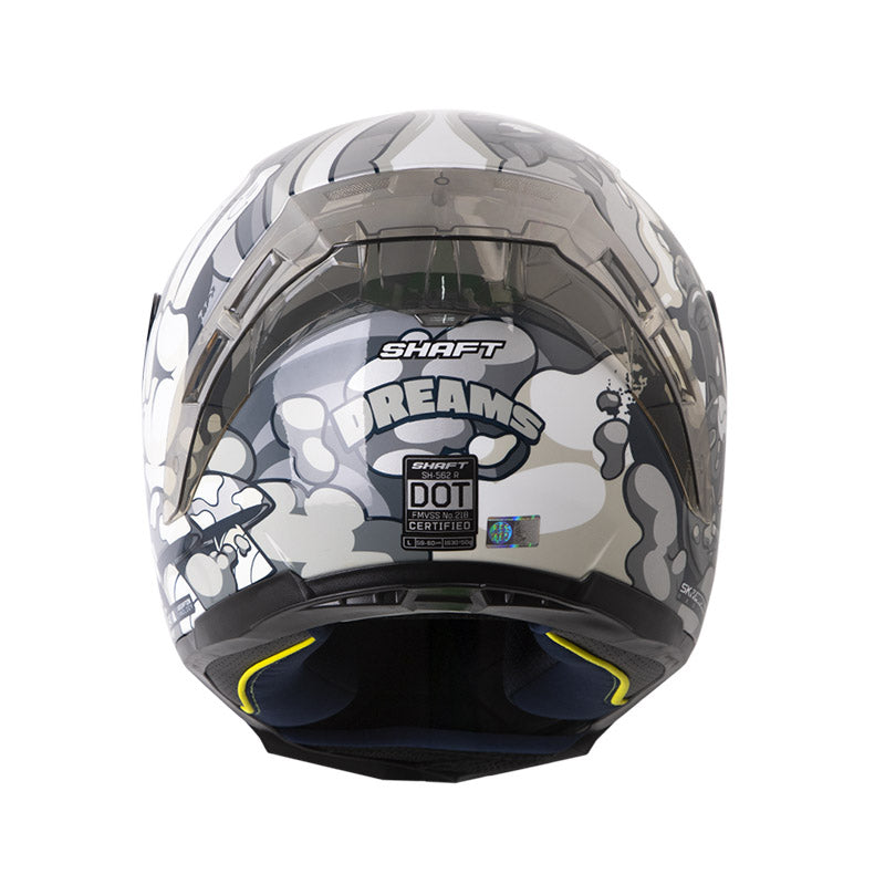 CASCO SHAFT SH-562 R DREAMS GRIS GRIS VISOR IRIDIUM AZUL