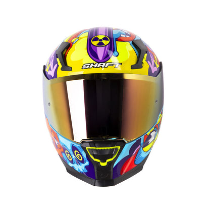 CASCO SHAFT SH-562 R DREAMS MATE FUCSIA AZUL VISOR IRIDIUM