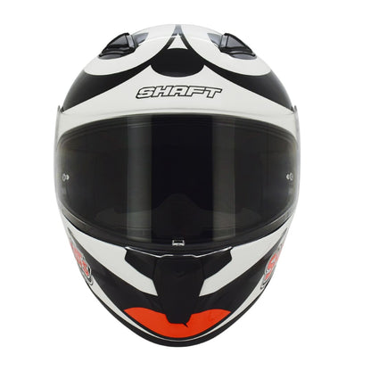 CASCO SHAFT SH-582SP MAGIC CAT ROJO NARANJA NEON
