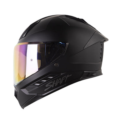 CASCO SHAFT SH-595 SOLID MATE NEGRO NEGRO7 VISOR IRIDIUM