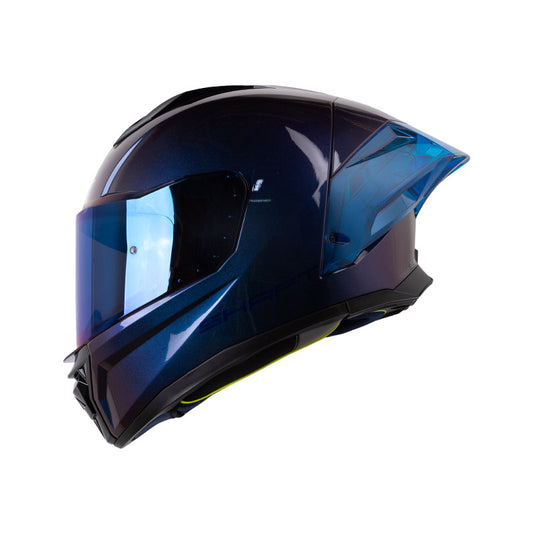 CASCO SHAFT SH-596SP SOLID CAMALEON AZUL VISOR IRIDIUM AZUL