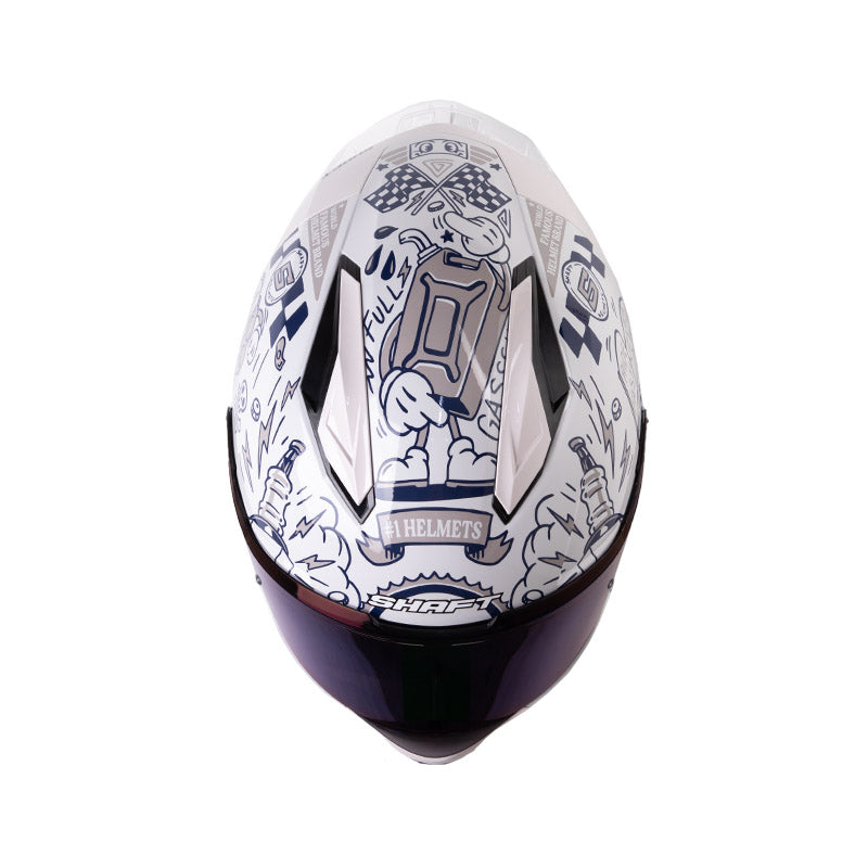 CASCO SHAFT SH-596SP VINTAGE CARTON GRIS CLARO AZUL IRIDIUM