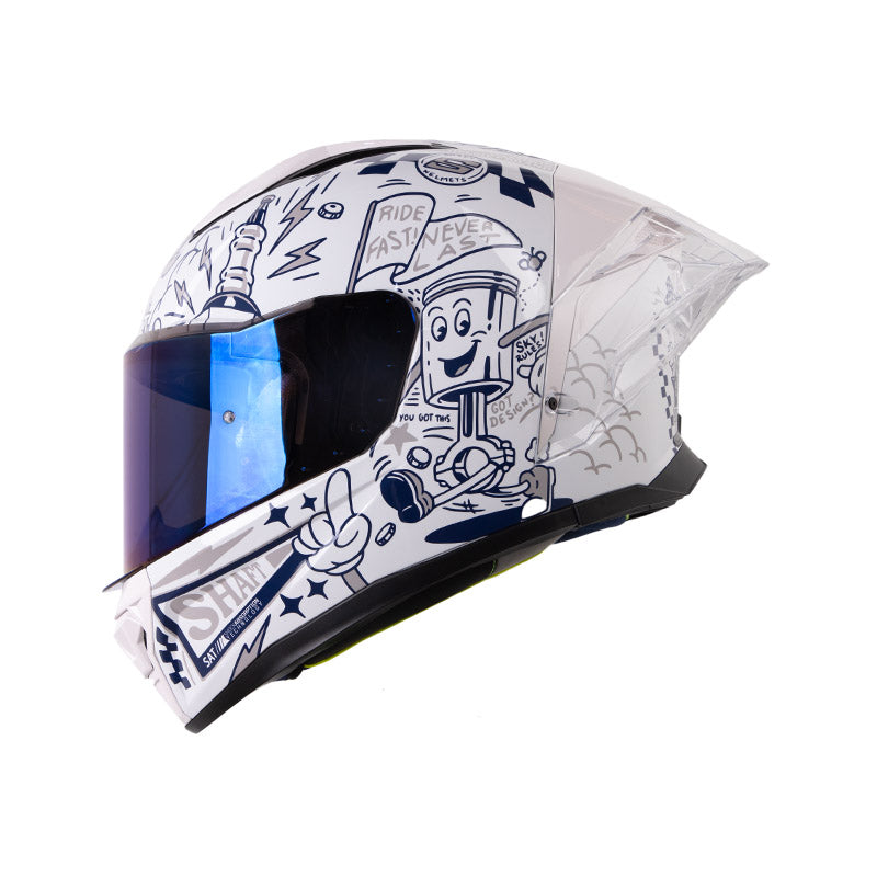CASCO SHAFT SH-596SP VINTAGE CARTON GRIS CLARO AZUL IRIDIUM