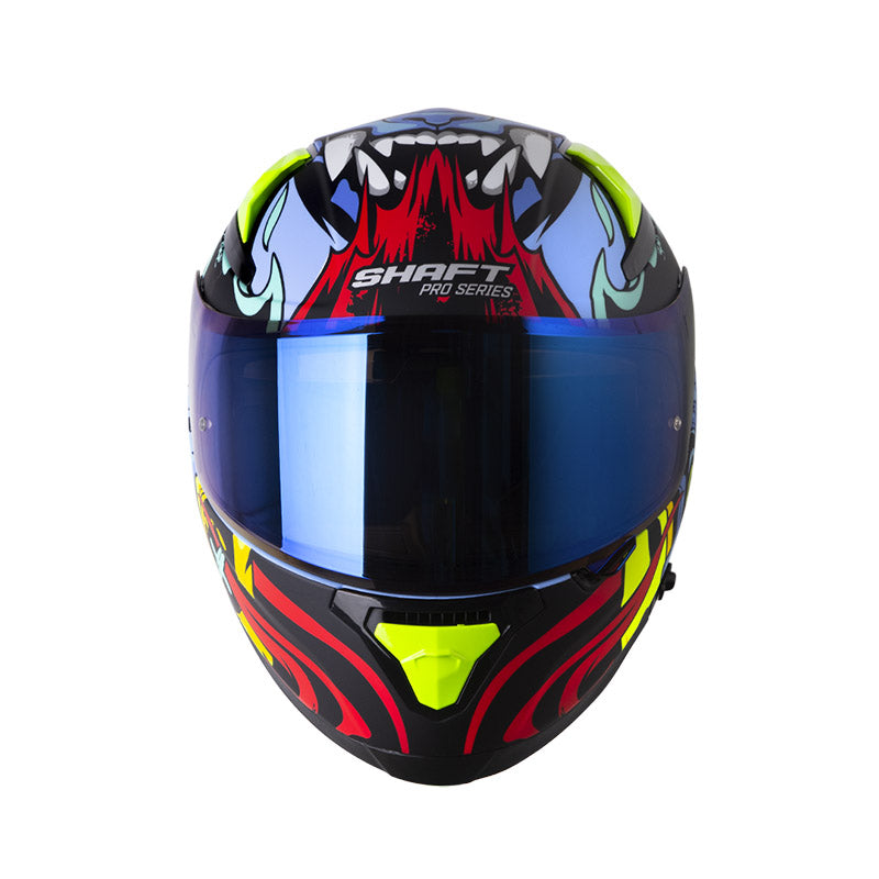 CASCO SHAFT SH-612DV PRO INSIDE SOUL MATE AZUL ROJO