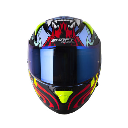 CASCO SHAFT SH-612DV PRO INSIDE SOUL MATE AZUL ROJO
