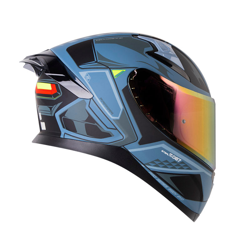 CASCO SHAFT SH-612DV PRO AF 087 MATE AZUL AZUL CLARO IRIDIUM