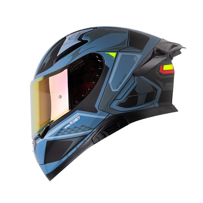 CASCO SHAFT SH-612DV PRO AF 087 MATE AZUL AZUL CLARO IRIDIUM