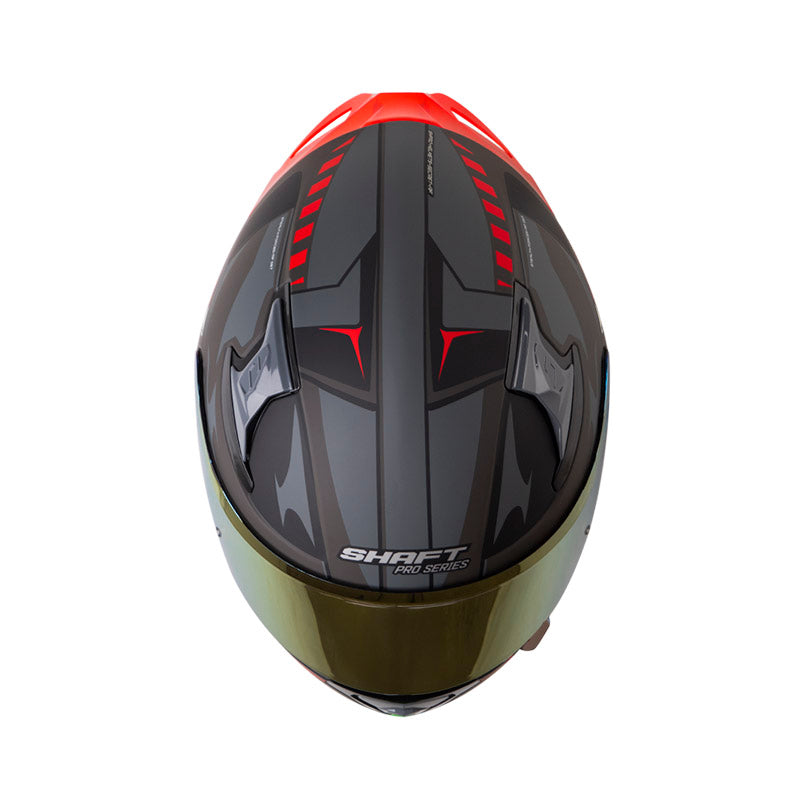CASCO SHAFT SH-612DV PRO AF 087 MATE NGRIS OSCURO ROJO