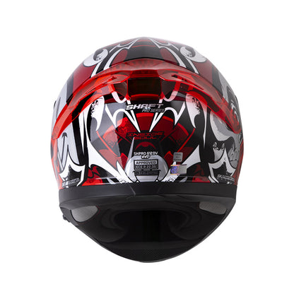 CASCO SHAFT SH-612DV PRO INSIDE SOUL ROJO OSCURO GRIS