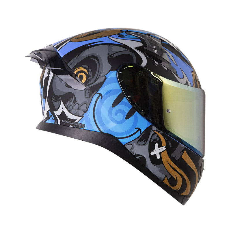 CASCO SHAFT SH-612DV PRO INSIDE SOUL MATE AZUL GRIS