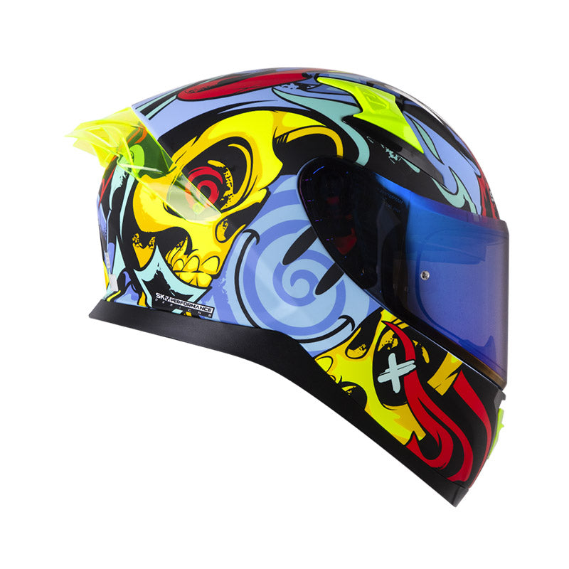 CASCO SHAFT SH-612DV PRO INSIDE SOUL MATE AZUL ROJO
