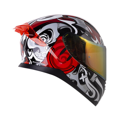 CASCO SHAFT SH-612DV PRO INSIDE SOUL ROJO OSCURO GRIS