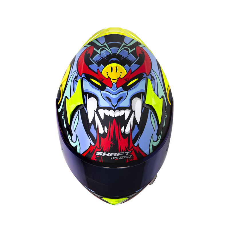 CASCO SHAFT SH-612DV PRO INSIDE SOUL MATE AZUL ROJO