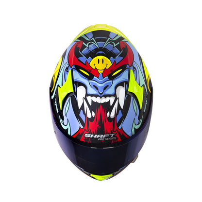 CASCO SHAFT SH-612DV PRO INSIDE SOUL MATE AZUL ROJO