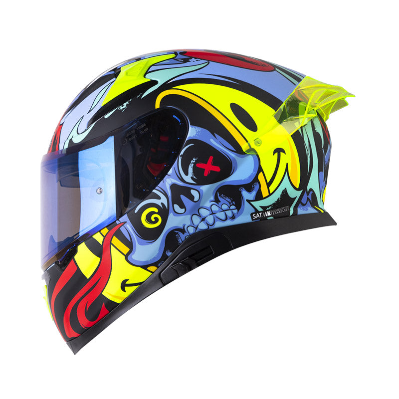 CASCO SHAFT SH-612DV PRO INSIDE SOUL MATE AZUL ROJO