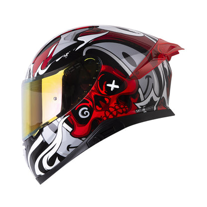 CASCO SHAFT SH-612DV PRO INSIDE SOUL ROJO OSCURO GRIS