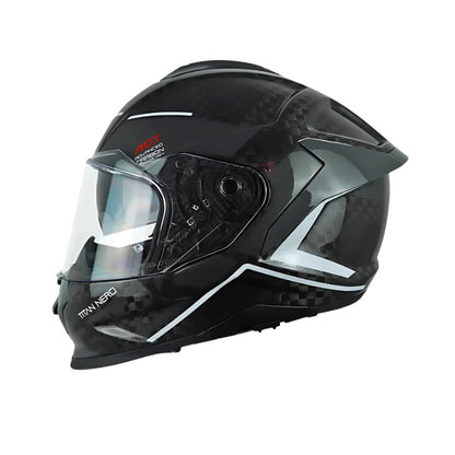 CASCO SMK TITAN CARBON NERO NEGRO GRIS BLANCO