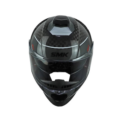 CASCO SMK TITAN CARBON NERO NEGRO GRIS BLANCO