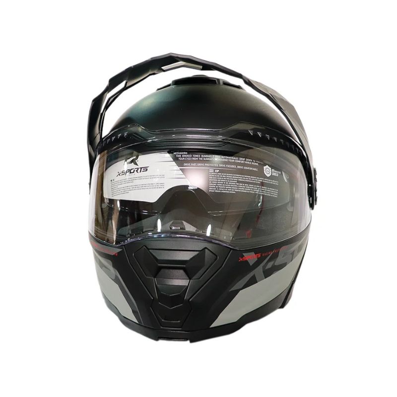 CASCO X-SPORTS 165 GIRARD MATE NEGRO GRIS