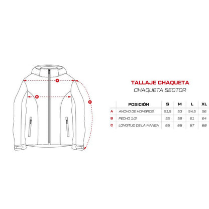 CHAQUETA FIREPARTS SECTOR GRIS