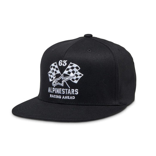 GORRA ALPINESTARS DOUBLE CHECK NEGRO BLANCO