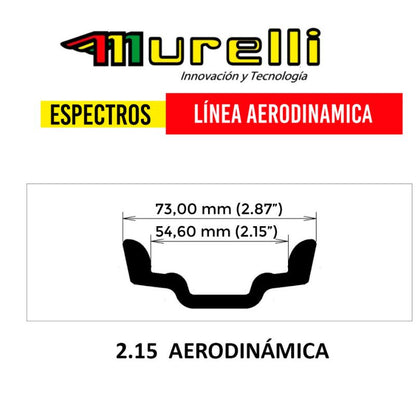 RIN MURELLI 215X17 AERO NEGRO