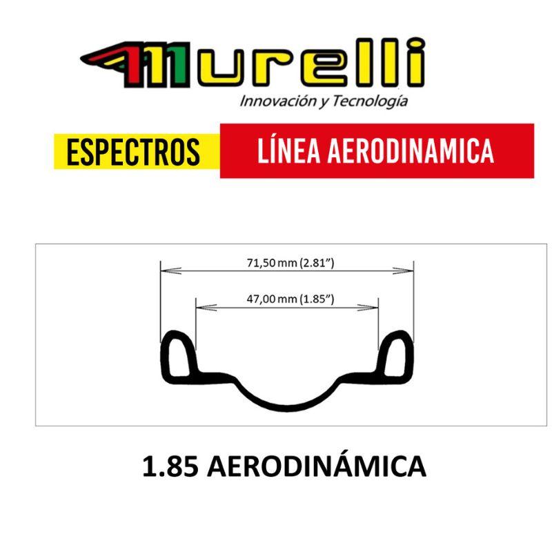 RIN MURELLI 185X17 AERO NATURAL