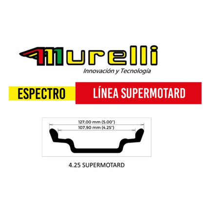 RIN MURELLI 425X17 AERO NEGRO
