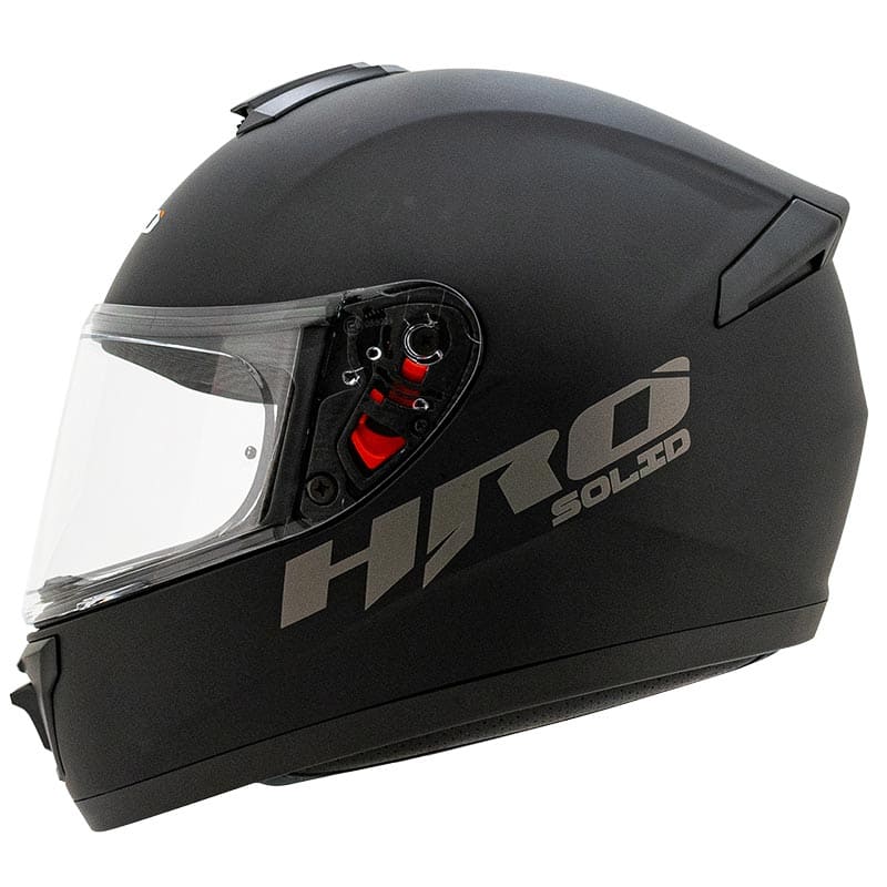 CASCO HRO HRO518DV SOLID MATE NEGRO GRIS American Motos S.A.S
