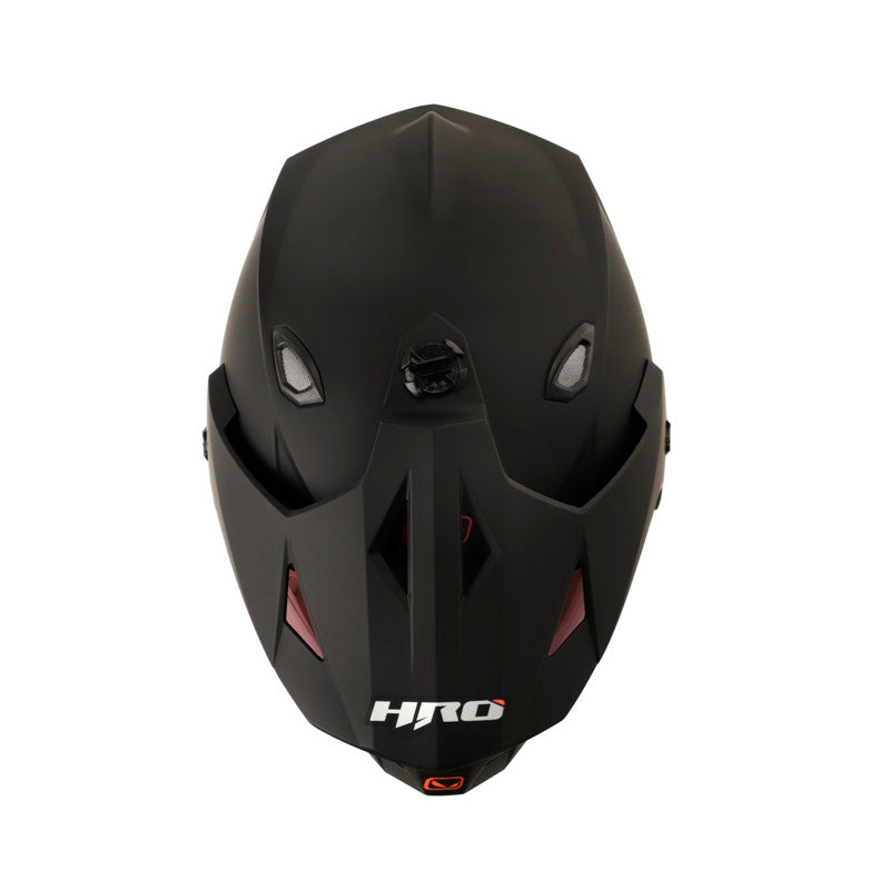 CASCO HRO HRO-MX330DV SOLID MATE NEGRO FUCSIA VISOIR IRIDIUM