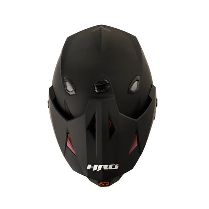 CASCO HRO HRO-MX330DV SOLID MATE NEGRO FUCSIA VISOIR IRIDIUM