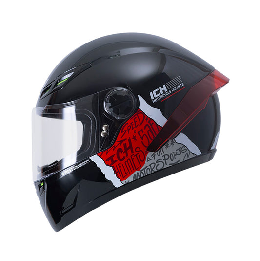 CASCO ICH ICH-501SP SAMPLE NEGRO ROJO