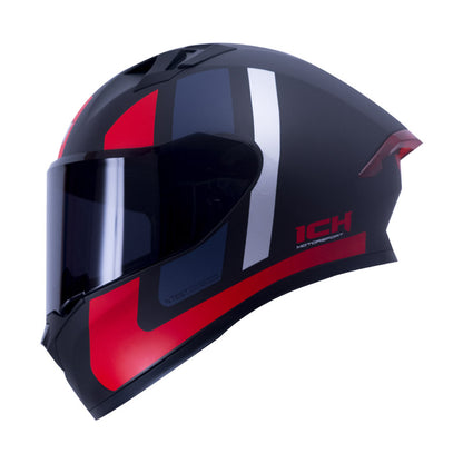 CASCO ICH ICH-503SP MOTOREX MATE NEGRO ROJO HUMO