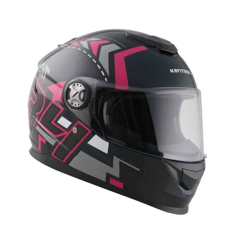 CASCO KONTROL M65 CIRCUIT FUCSIA NEGRO