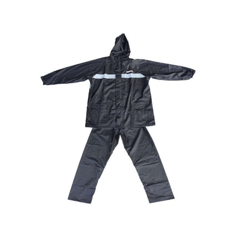 IMPERMEABLE EVERESTT NEGRO CON REFLECTIVO