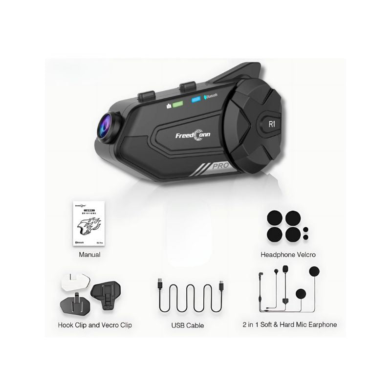 INTERCOMUNICADOR FREEDCONN R1 PRO CAMARA 2K