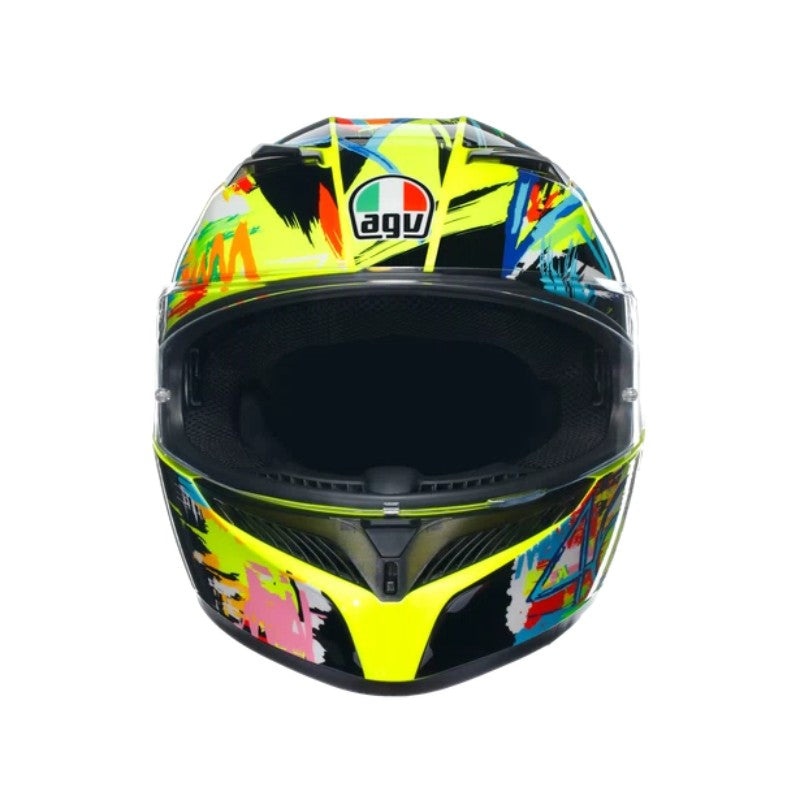 CASCO AGV K3 ROSSI WINTER TEST 2019