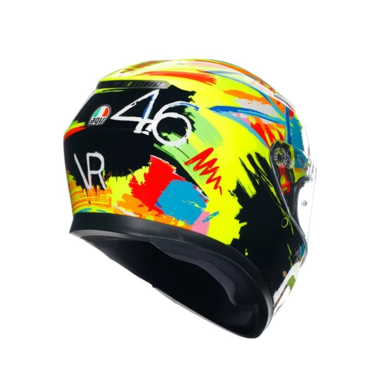 CASCO AGV K3 ROSSI WINTER TEST 2019