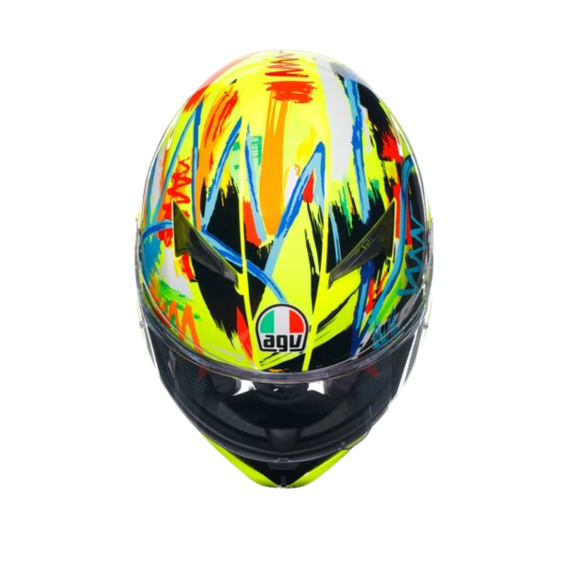 CASCO AGV K3 ROSSI WINTER TEST 2019