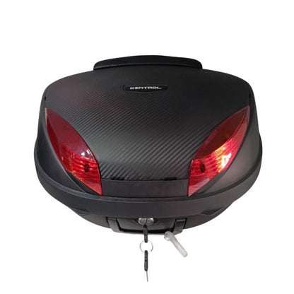 MALETERO KONTROL 52LT NEGRO ROJO