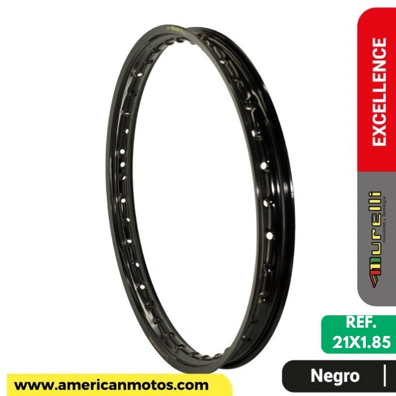 RIN MURELLI 185X21 EXCELLENCE NEGRO